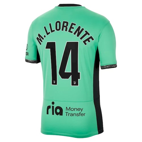 Atlético Madrid M.Llorente 14 3. Trikot 2023-24 Fußballtrikots