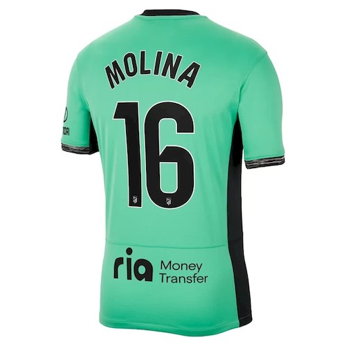 Atlético Madrid Molina 16 3. Trikot 2023-24 Fußballtrikots