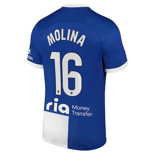 Atlético Madrid Molina 16 Auswärtstrikot 2023-24 Fußballtrikots