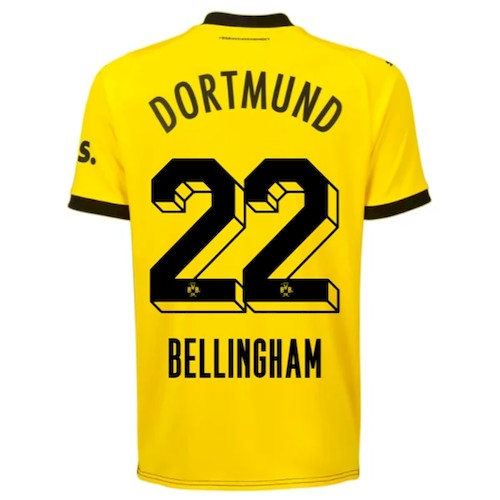BVB Borussia Dortmund Bellingham 22 Heimtrikot 2023-24 Fußballtrikots