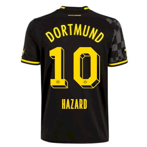 BVB Borussia Dortmund Eden Hazard 10 Auswärtstrikot 2022-23 Fußballtrikots