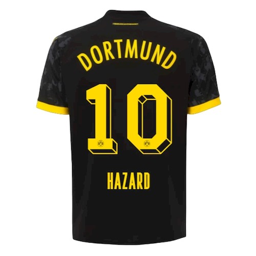 BVB Borussia Dortmund Eden Hazard 10 Auswärtstrikot 2023-24 Fußballtrikots