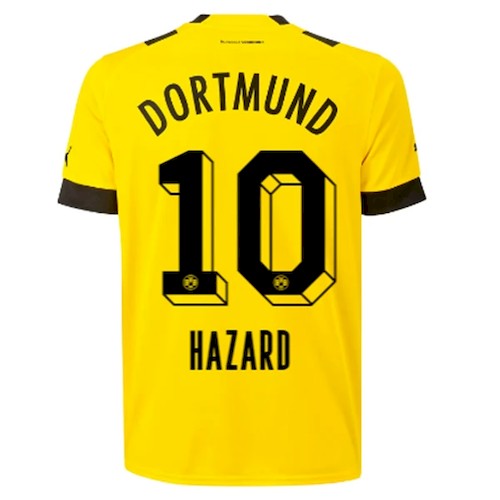 BVB Borussia Dortmund Eden Hazard 10 Heimtrikot 2022-23 Fußballtrikots