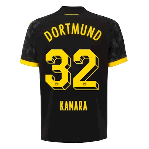 BVB Borussia Dortmund Kamara 32 Auswärtstrikot 2023 24 Fußballtrikots