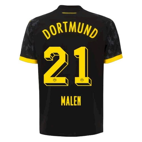 BVB Borussia Dortmund Malen 21 Auswärtstrikot 2023 24 Fußballtrikots