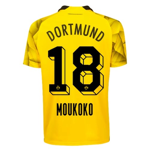BVB Borussia Dortmund Moukoko 18 3. Trikot 2023-24 Fußballtrikots
