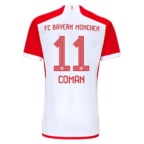 Bayern München Coman 11 Heimtrikot 2023-24 Fußballtrikots