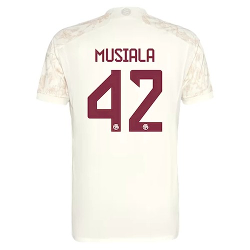 Bayern München Jamal Musiala 42 3. Trikot 2023-24 Fußballtrikots