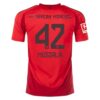 Bayern München Jamal Musiala 42 Heimtrikot 2024 25 Fußballtrikots