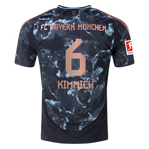 Bayern München Joshua Kimmich 6 Auswärtstrikot 2024-25 Fußballtrikots