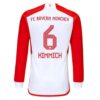 Bayern München Joshua Kimmich 6 Heimtrikot 2023 24 Fußballtrikots Langarm