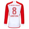 Bayern München Leon Goretzka 8 Heimtrikot 2023 24 Fußballtrikots Langarm