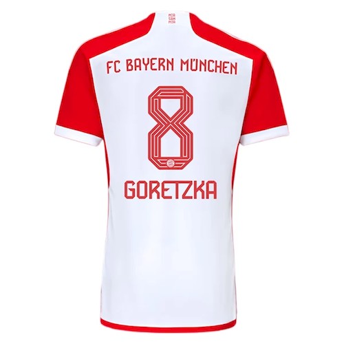 Bayern München Leon Goretzka 8 Heimtrikot 2023-24 Fußballtrikots