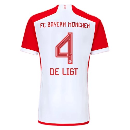 Bayern München Matthijs De Ligt 4 Heimtrikot 2023-24 Fußballtrikots