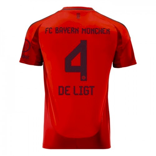 Bayern München Matthijs De Ligt 4 Heimtrikot 2024-25 Fußballtrikots