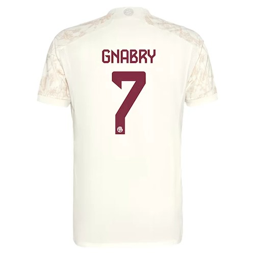 Bayern München Serge Gnabry 7 3. Trikot 2023-24 Fußballtrikots