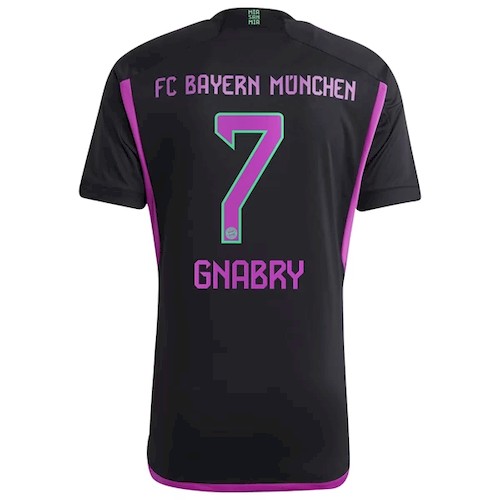 Bayern München Serge Gnabry 7 Auswärtstrikot 2023-24 Fußballtrikots