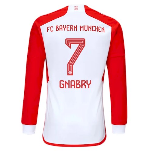 Bayern München Serge Gnabry 7 Heimtrikot 2023-24 Fußballtrikots - Langarm
