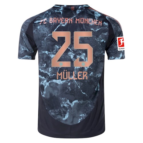 Bayern München Thomas Müller 25 Auswärtstrikot 2024-25 Fußballtrikots