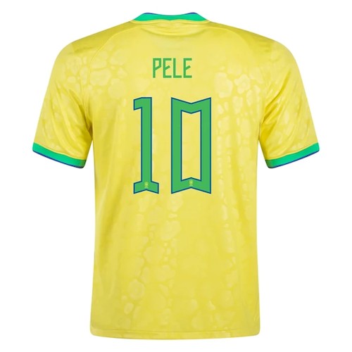 Brasilien Pele 10 Heimtrikot 2022 Fußballtrikots