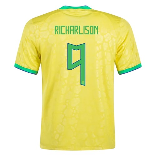 Brasilien Richarlison 9 Heimtrikot 2022 Fußballtrikots