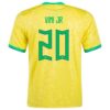 Brasilien Vini Jr 20 Heimtrikot 2022 Fußballtrikots
