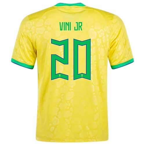 Brasilien Vini Jr 20 Heimtrikot 2022 Fußballtrikots