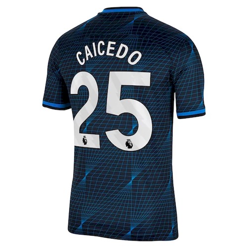 Chelsea Caicedo 25 Auswärtstrikot 2023-24 Fußballtrikots