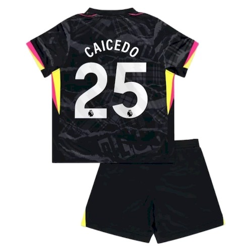 Chelsea Caicedo 25 Kinder 3rd Trikotsatz 2024-25 Fußballtrikots