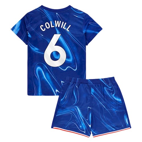 Chelsea Colwill 6 Kinder Heim Trikotsatz 2024-25 Fußballtrikots