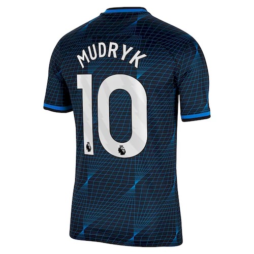 Chelsea Mudryk 10 Auswärtstrikot 2023-24 Fußballtrikots