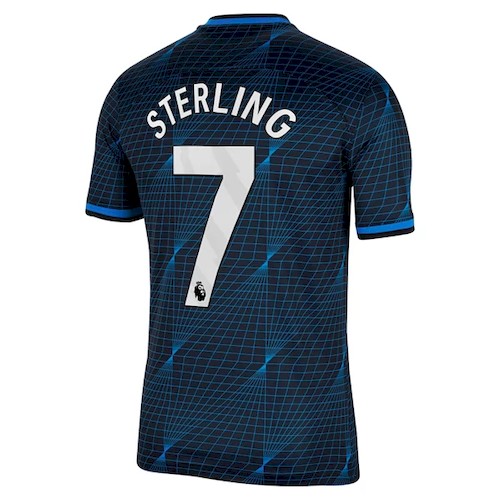 Chelsea Sterling 7 Auswärtstrikot 2023-24 Fußballtrikots