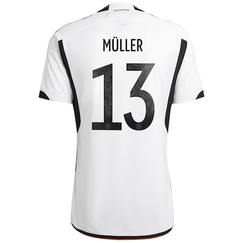 Deutschland Thomas Müller 13 Heimtrikot 2022 Fußballtrikots