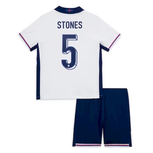 England Stones 5 Kinder Heim Trikotsatz 2024 Fußballtrikots