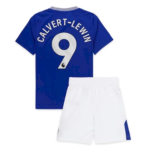 Everton Calvert-Lewin 9 Kinder Heim Trikotsatz 2024-25 Fußballtrikots