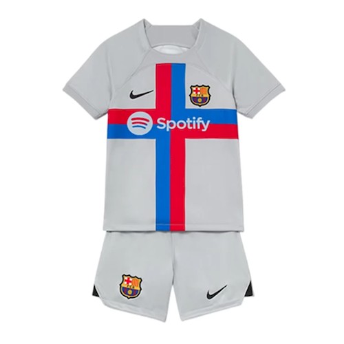FC Barcelona Kinder 3rd Trikotsatz 2022 2023 Fußballtrikots