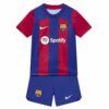 FC Barcelona Kinder Heim Trikotsatz 2023 2024 Fußballtrikots