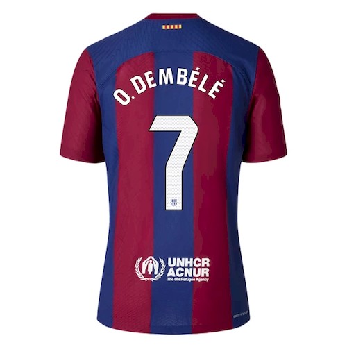 FC Barcelona O. Dembélé 7 Heimtrikot 2023-24 Fußballtrikots