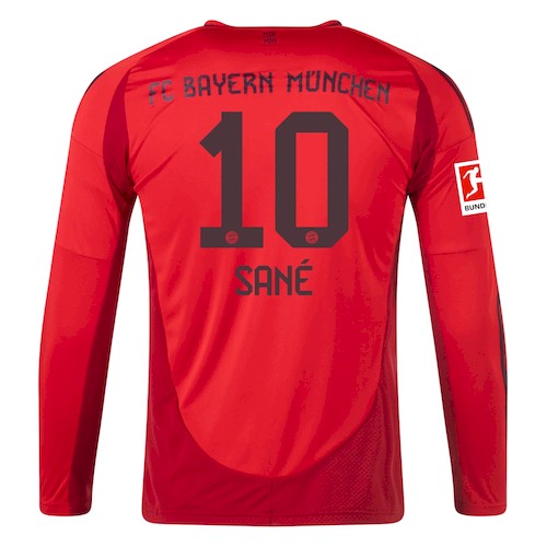 FC Bayern München Leroy Sané 10 Heim Fußballtrikots kaufen 2024-25 - Langarm