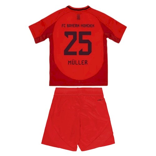 FC Bayern München Thomas Müller 25 Heim Kinder Trikotsatz 2024 25