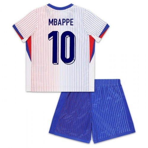 Frankreich Mbappé 10 Auswärts Kinder Trikotsatz 2024