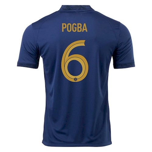Frankreich Paul Pogba 6 Heimtrikot 2022 Fußballtrikots