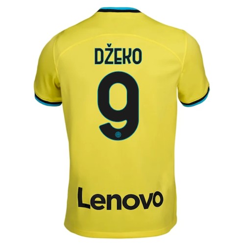 Inter Mailand Edin Džeko 9 3. Trikot 2022-23 Fußballtrikots