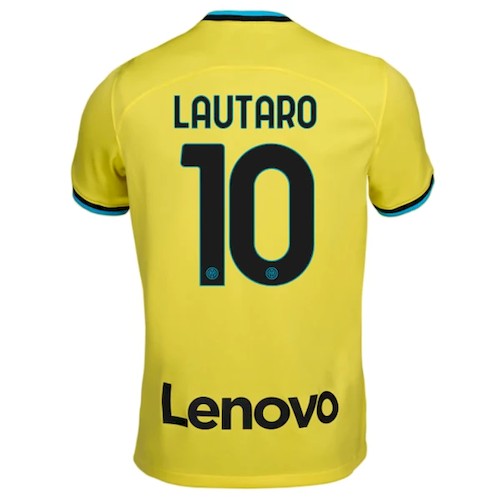 Inter Mailand Lautaro Martínez 10 3. Trikot 2022-23 Fußballtrikots