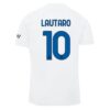 Inter Mailand Lautaro Martínez 10 Auswärtstrikot 2023 24 Fußballtrikots