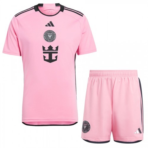 Inter Miami CF Kinder Heim Trikotsatz 2024 2025 Fußballtrikots