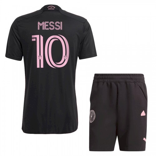 Inter Miami CF Messi 10 Auswärts Kinder Trikotsatz 2024 2025