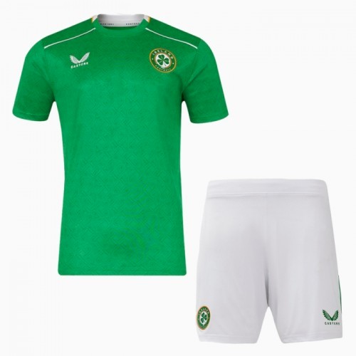 Irland Kinder Heim Trikotsatz 2024 Fußballtrikots