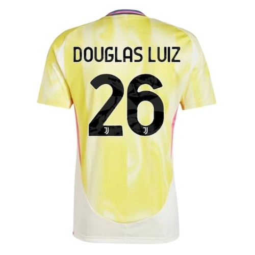 Juventus Douglas Luiz 26 Auswärtstrikot 2024-25 Fußballtrikots