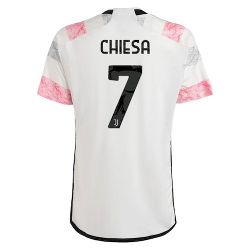 Juventus Federico Chiesa 7 Auswärtstrikot 2023-24 Fußballtrikots